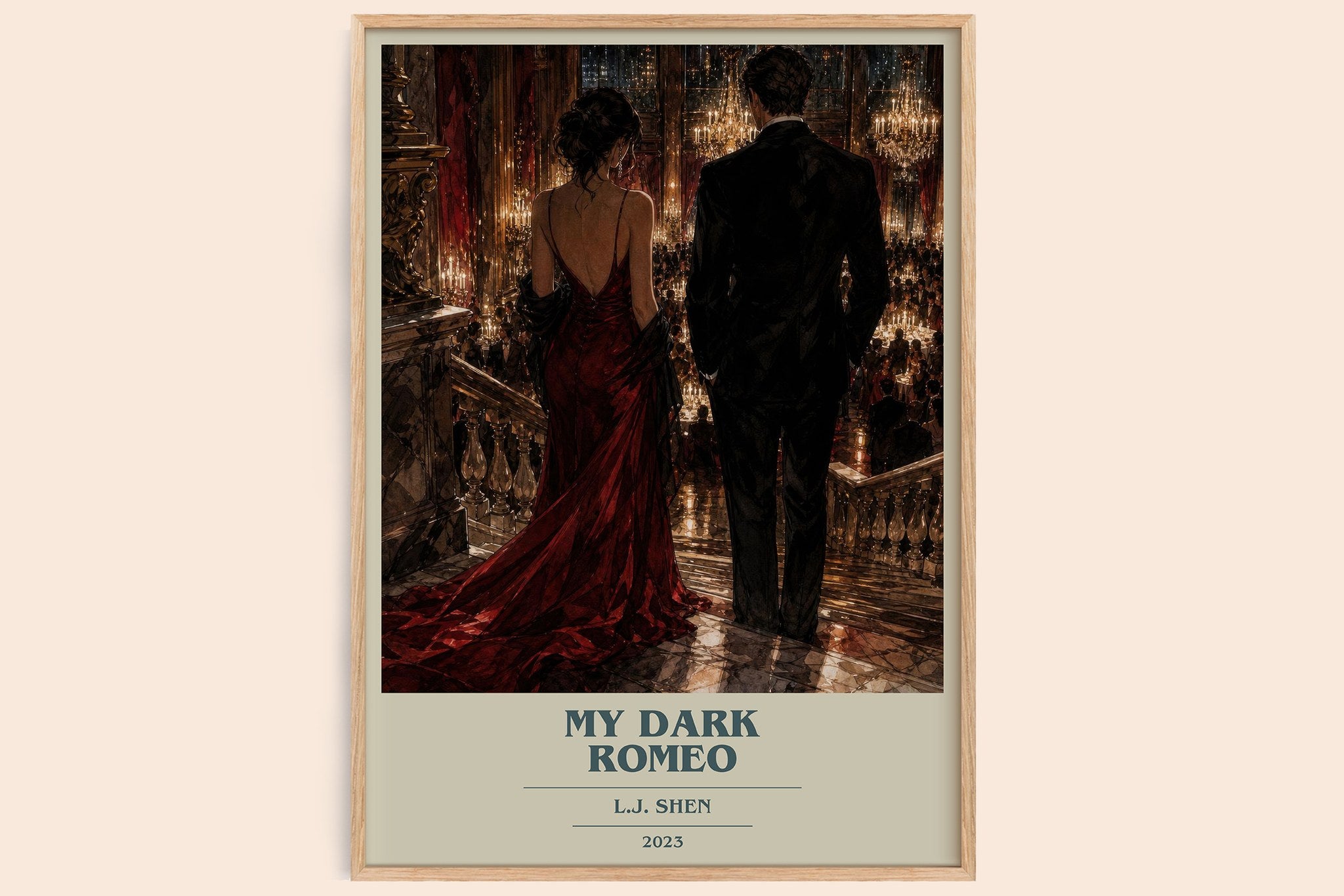 My Dark Romeo Book Cover Poster by L.J. Shen
