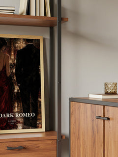 My Dark Romeo book watercolour illustration paper finish options – matte satin gloss