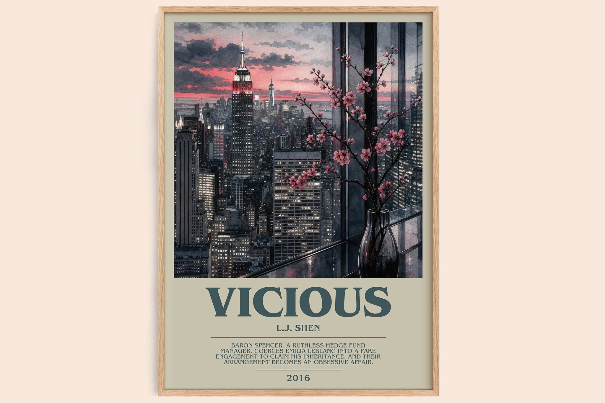 Vicious Bookish Wall Art by L.J. Shen