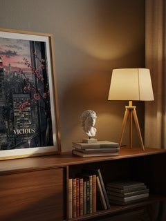 Vicious watercolour print on bookshelf – L.J. Shen fan gift
