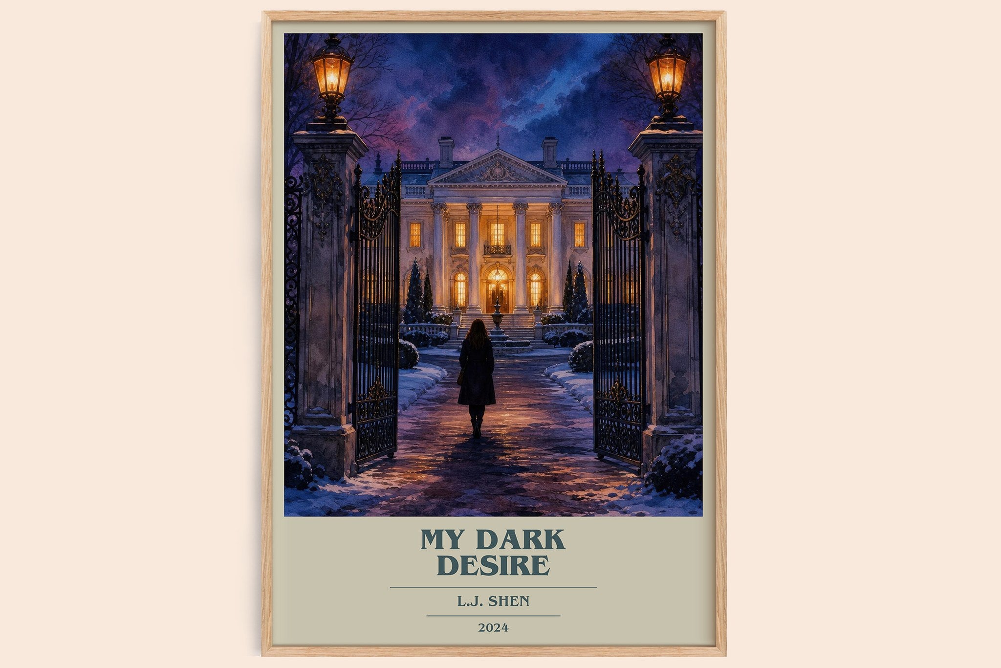 My Dark Desire Book Cover Poster by L.J. Shen