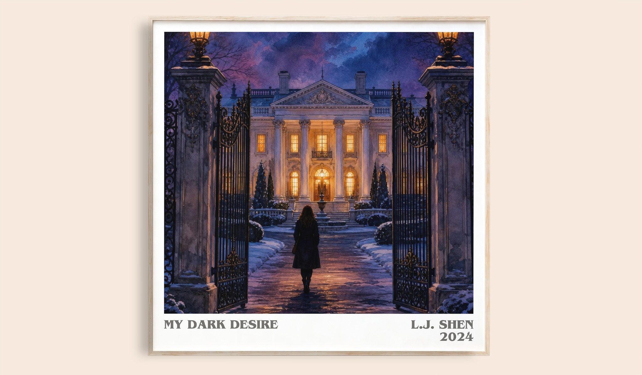My Dark Desire Literary Art Print by L.J. Shen