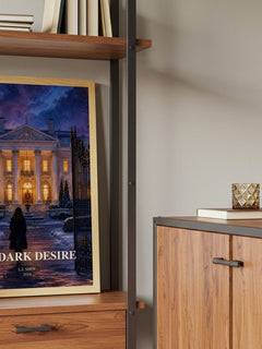 My Dark Desire book watercolour illustration paper finish options – matte satin gloss