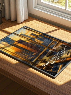 The Psychology of Selling watercolour book poster framed on wall – non fiction wall art