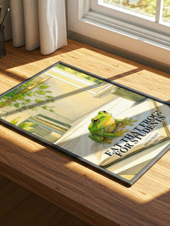 Eat That Frog! for Students watercolour book poster framed on wall – non fiction wall art