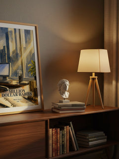 Million Dollar Habits watercolour print on bookshelf – Brian Tracy fan gift