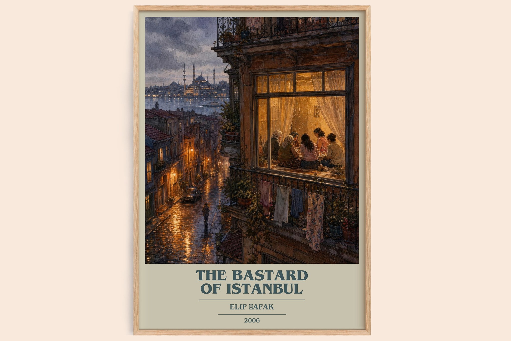 The Bastard of Istanbul Book Cover Poster by Elif Şafak