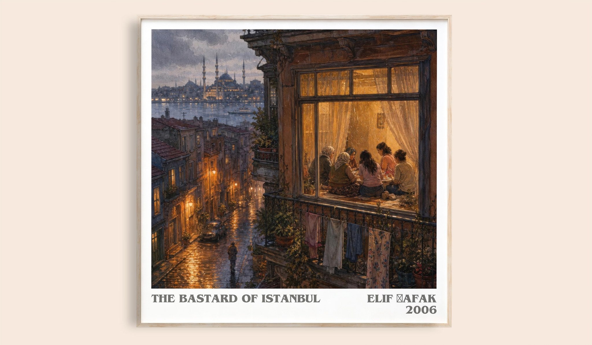 The Bastard of Istanbul Literary Art Print by Elif Şafak