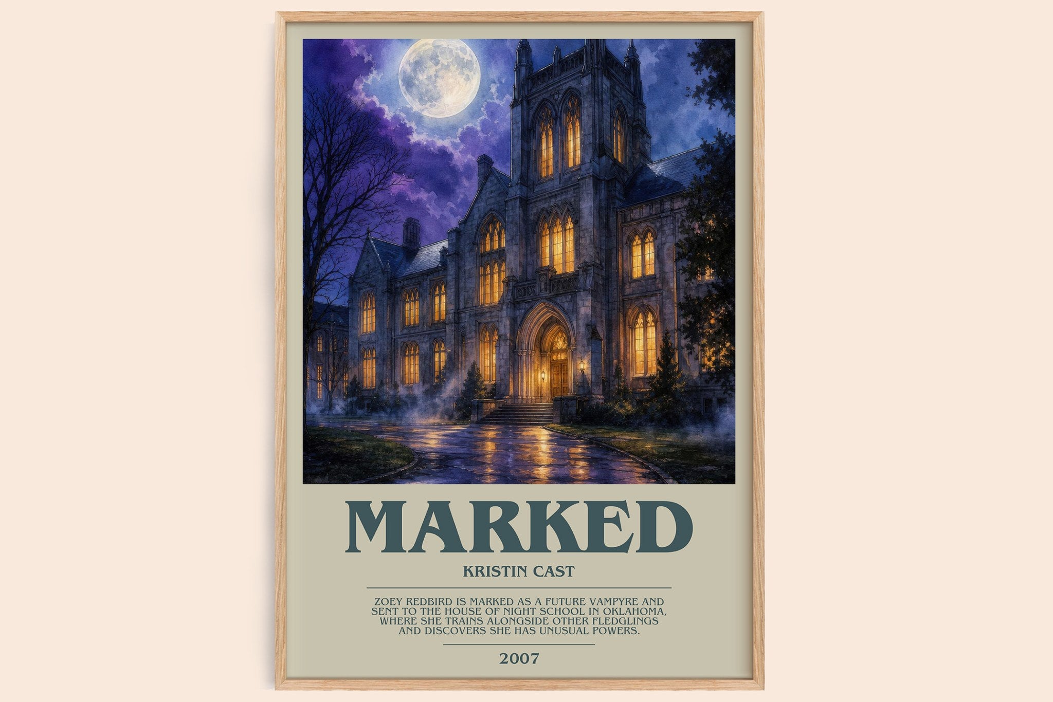 Marked Bookish Wall Art by Kristin Cast