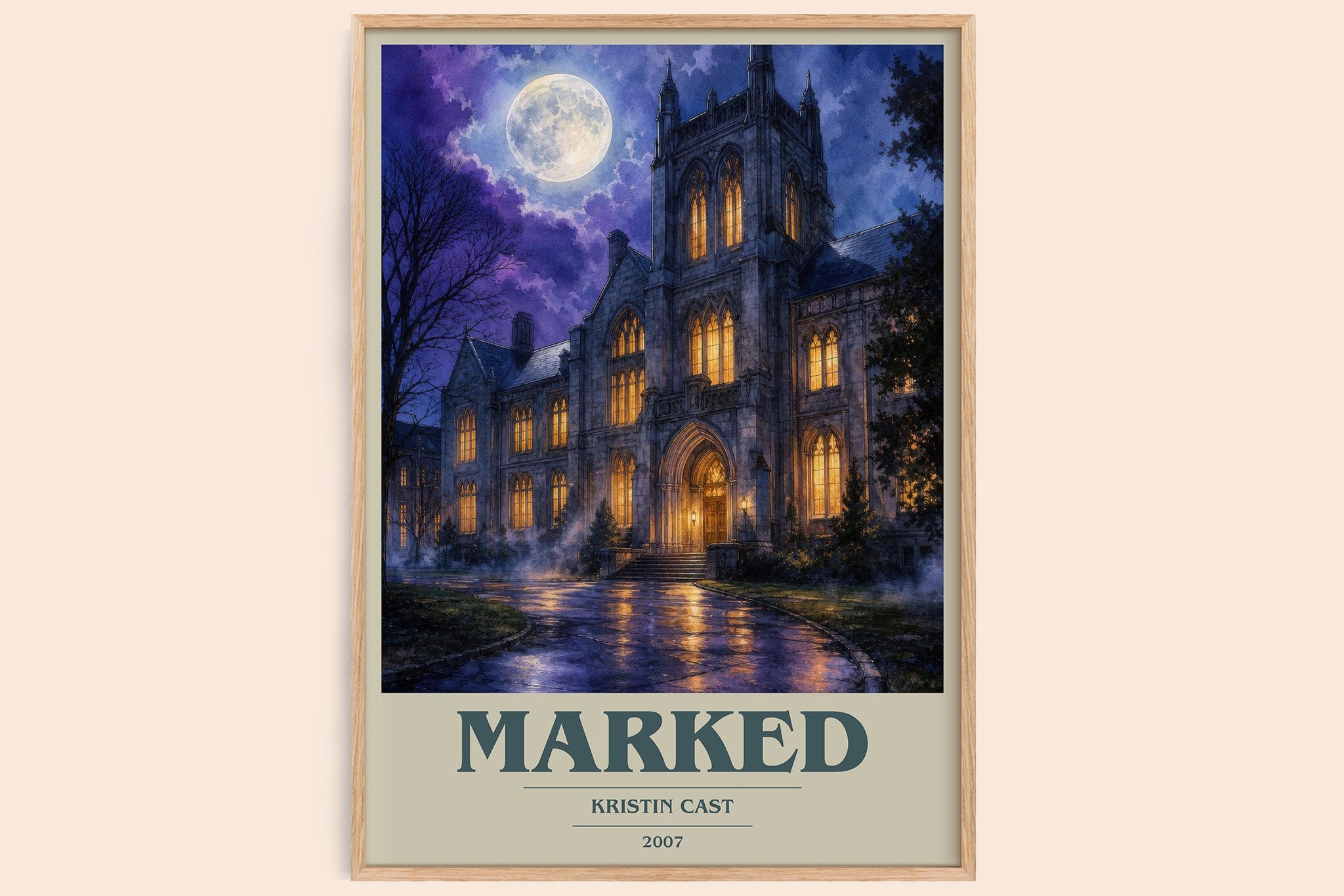 Marked Book Cover Poster by Kristin Cast