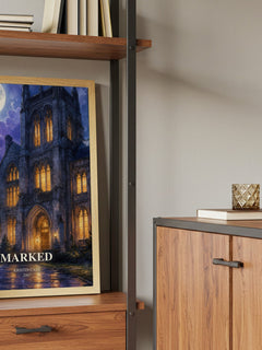 Marked book watercolour illustration paper finish options – matte satin gloss