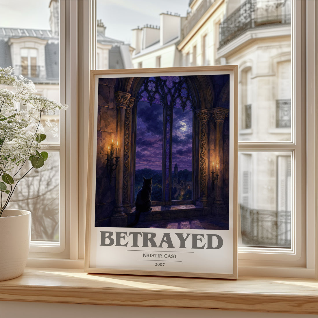 Betrayed book cover poster colour and style options – Kristin Cast book art