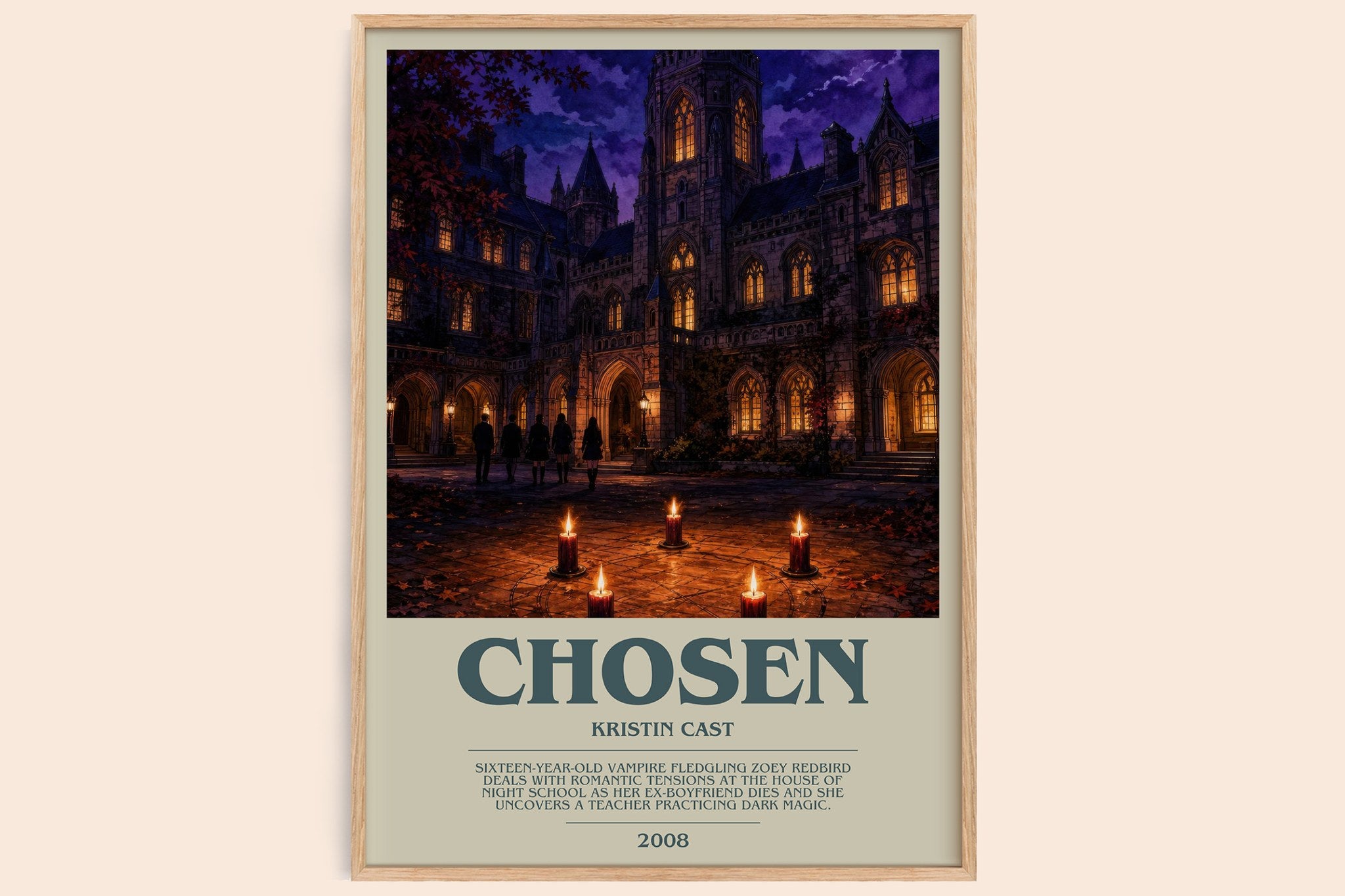 Chosen Bookish Wall Art by Kristin Cast