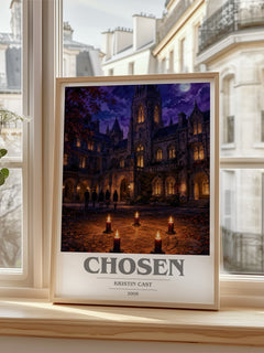Chosen book cover poster colour and style options – Kristin Cast book art