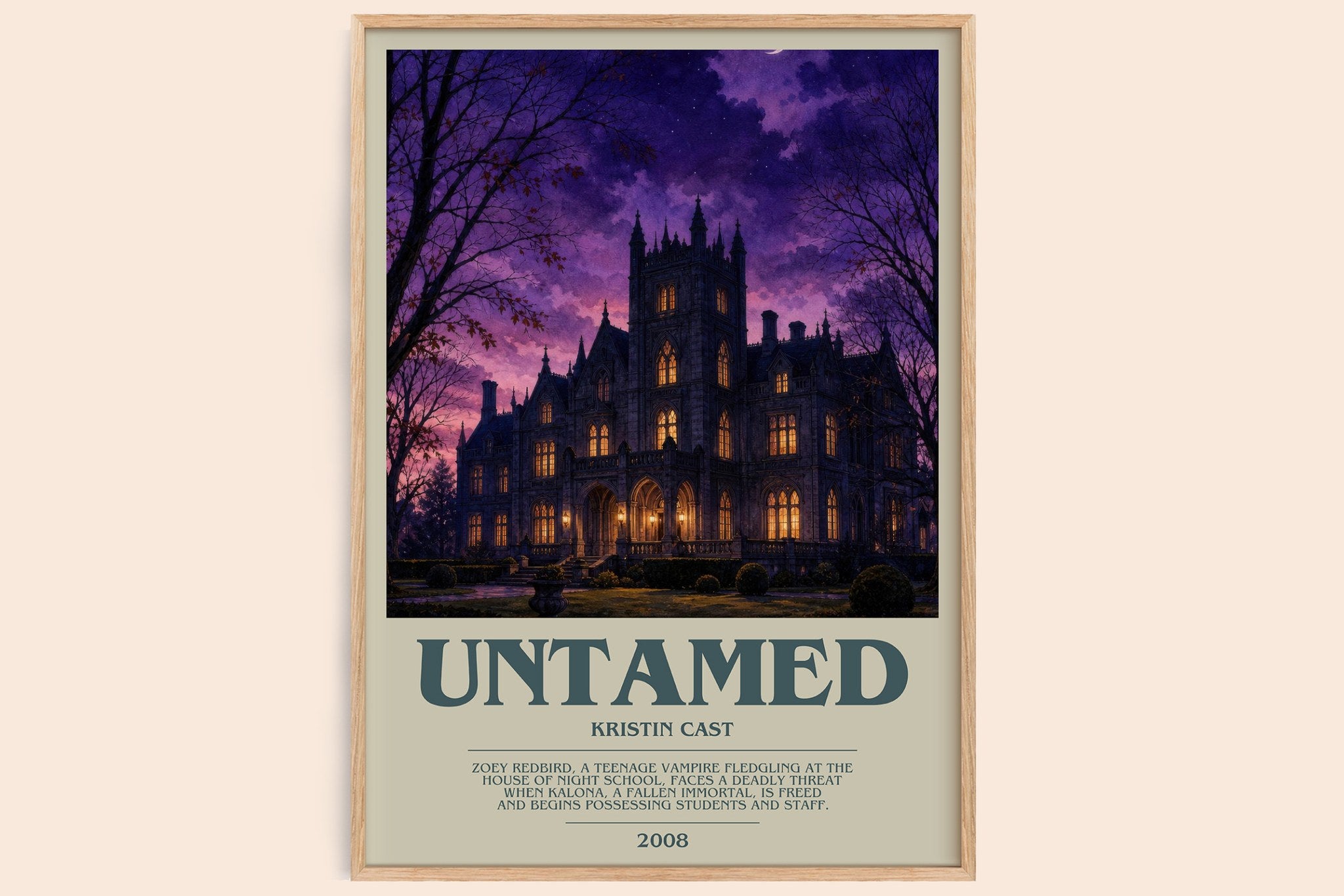 Untamed Bookish Wall Art by Kristin Cast