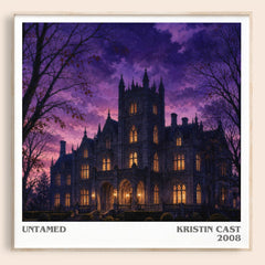 Untamed literary book poster by Kristin Cast – framed literary art print