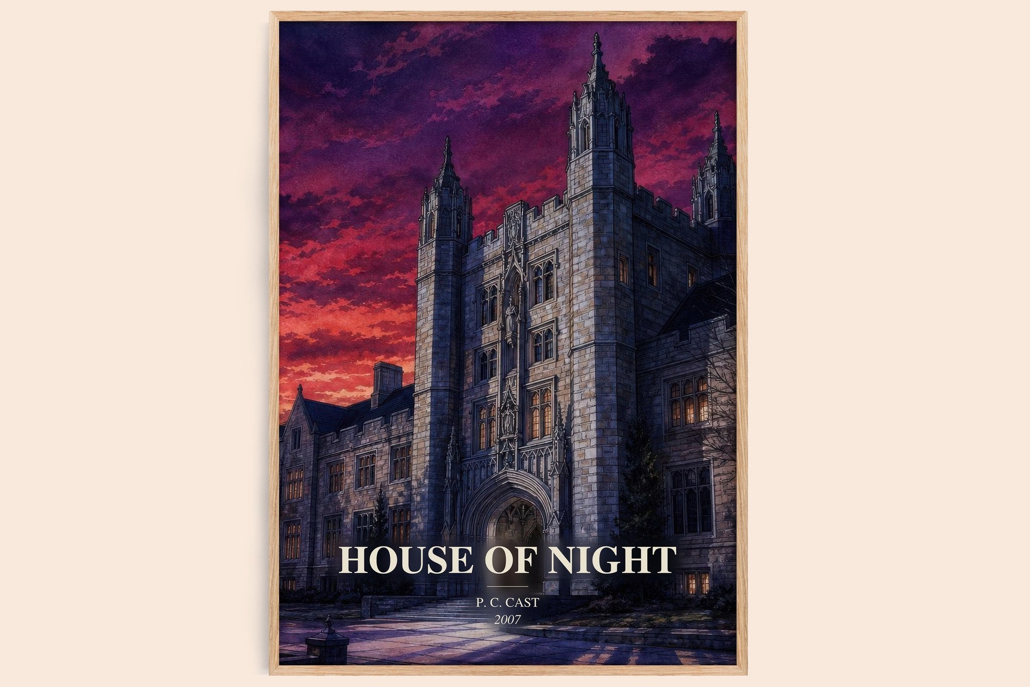 House of Night Book Watercolour Illustration by P. C. Cast