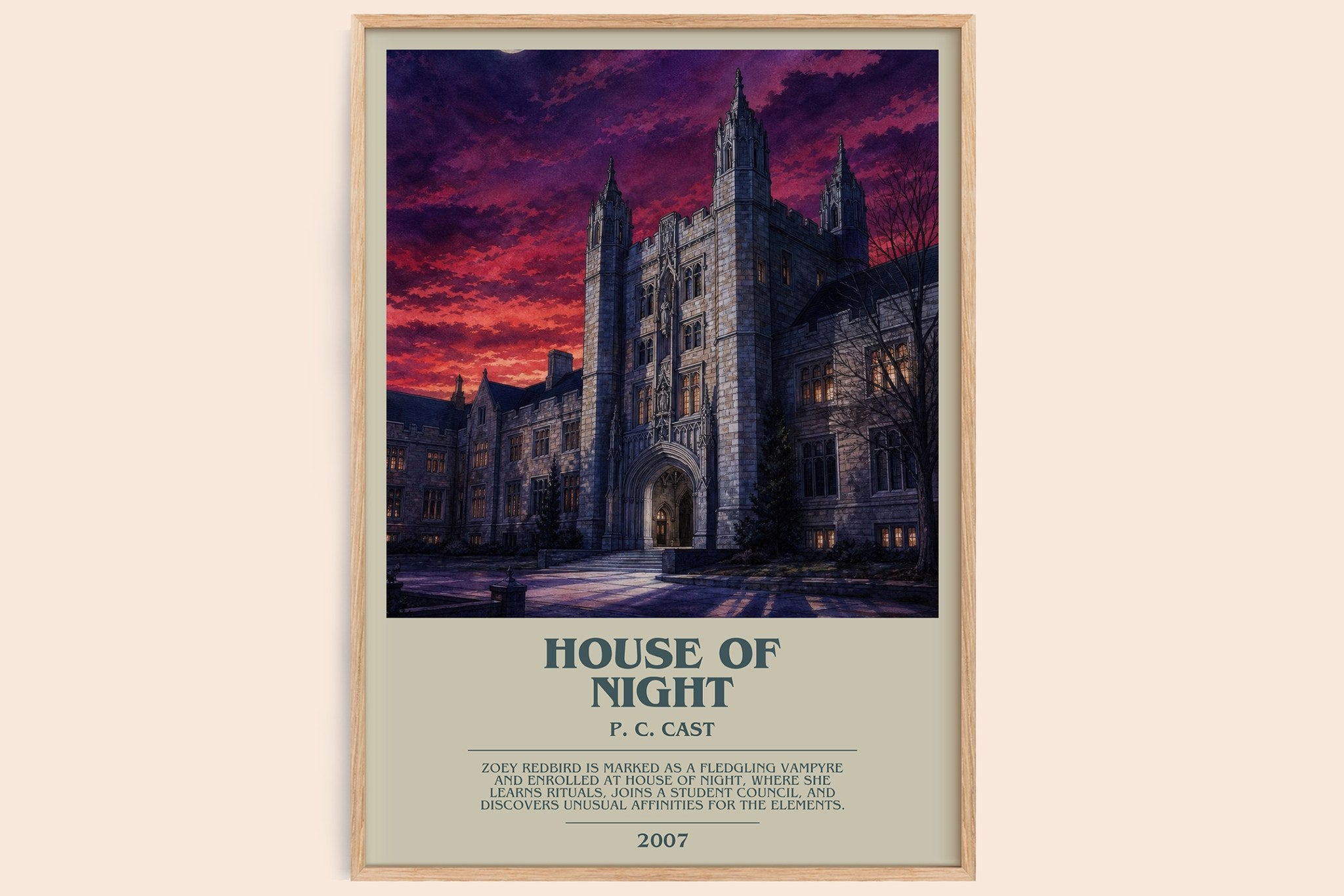 House of Night Bookish Wall Art by P. C. Cast