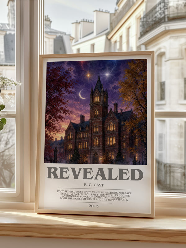 Revealed bookish poster colour and style options – P. C. Cast book art