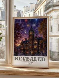 Revealed book cover poster colour and style options – P. C. Cast book art