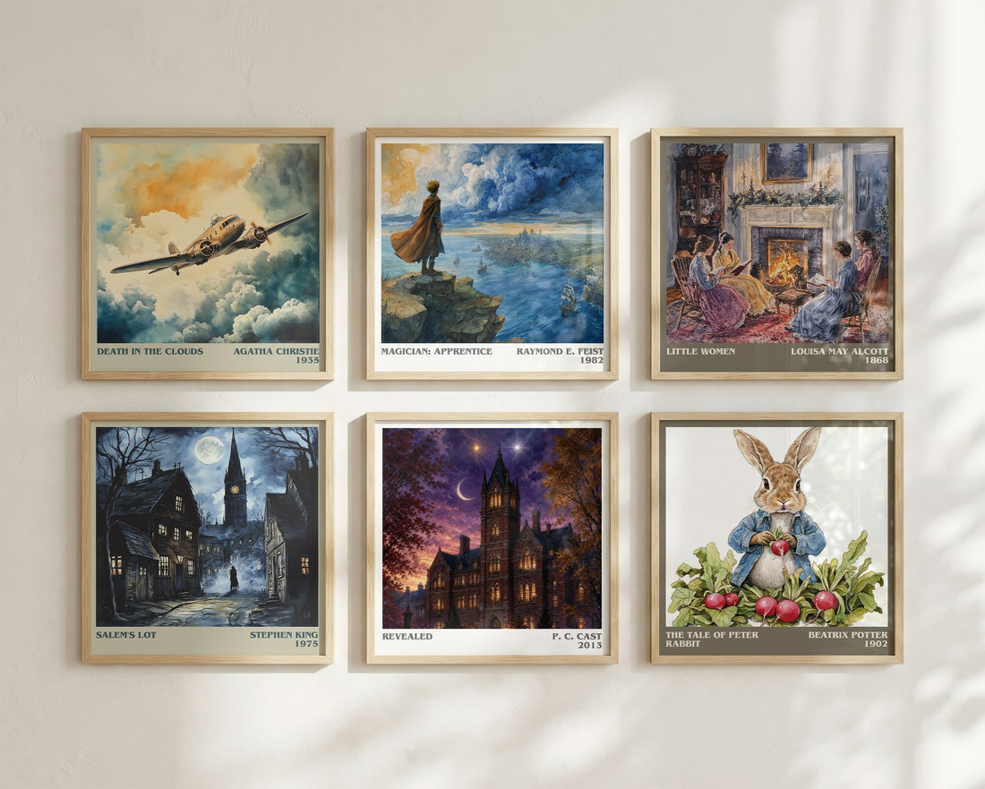 Revealed literary art print colour and style options – P. C. Cast book art