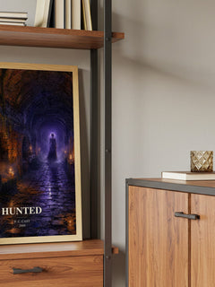 Hunted book watercolour illustration paper finish options – matte satin gloss