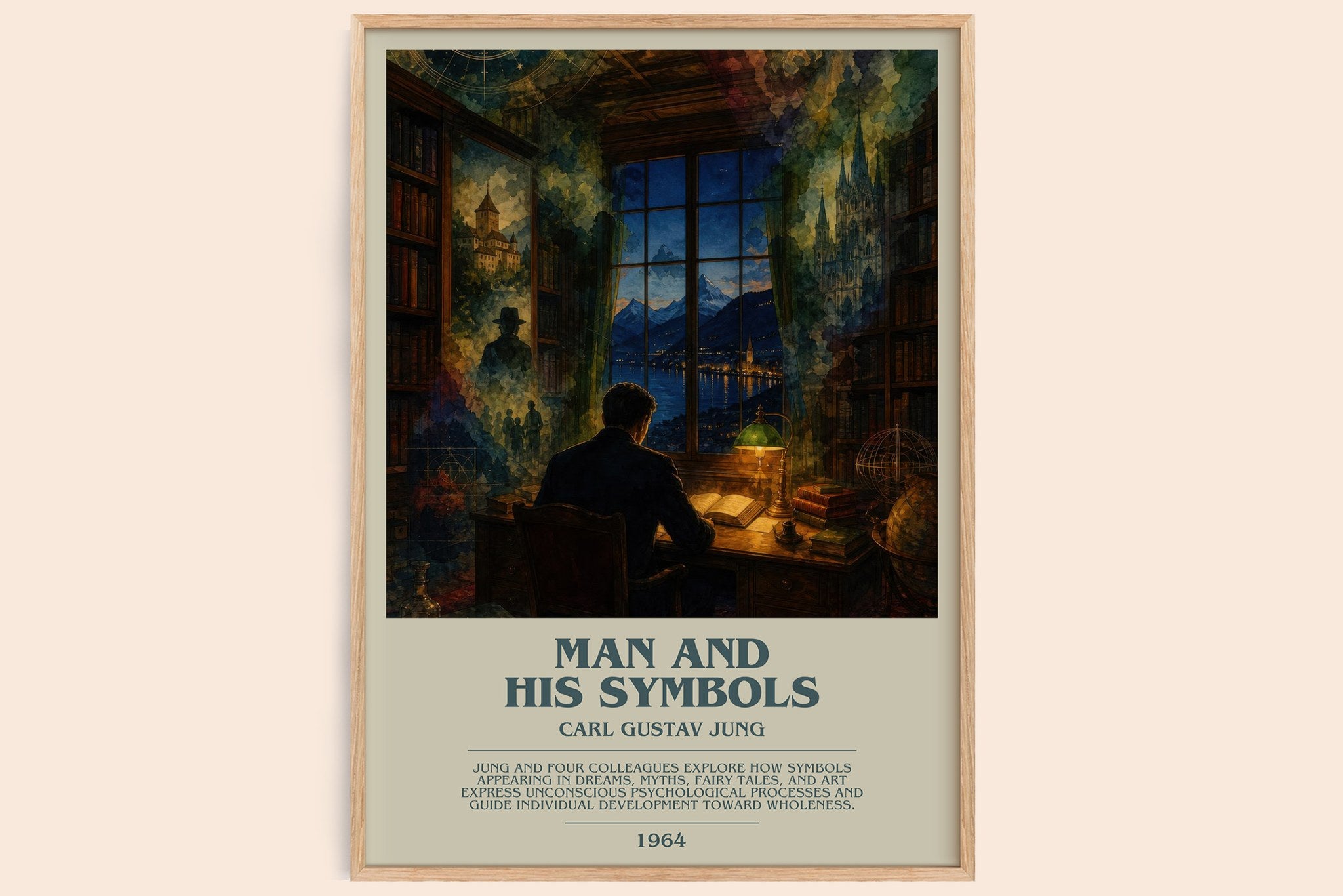 Man and His Symbols Bookish Wall Art by Carl Gustav Jung