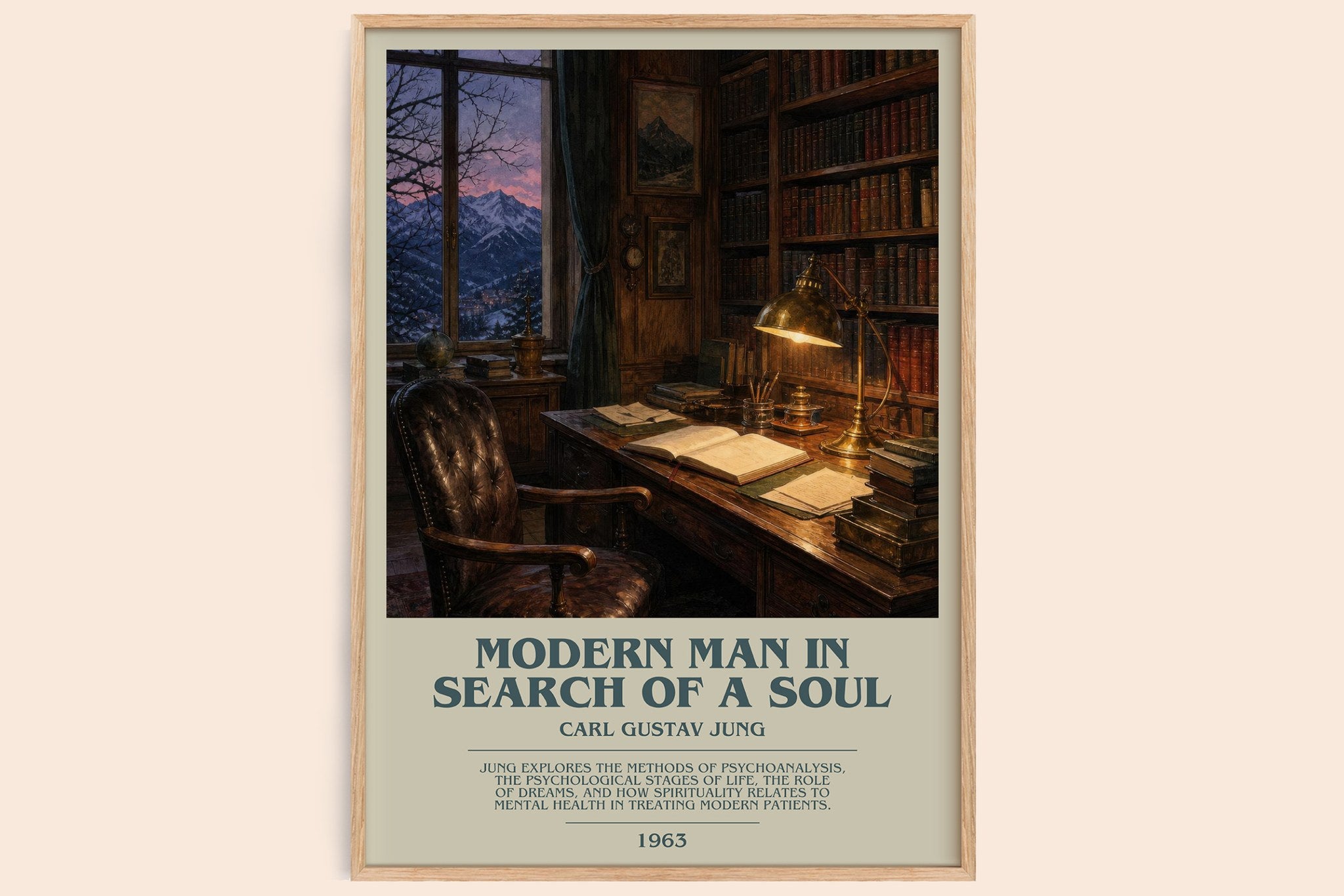 Modern man in search of a soul Bookish Wall Art by Carl Gustav Jung