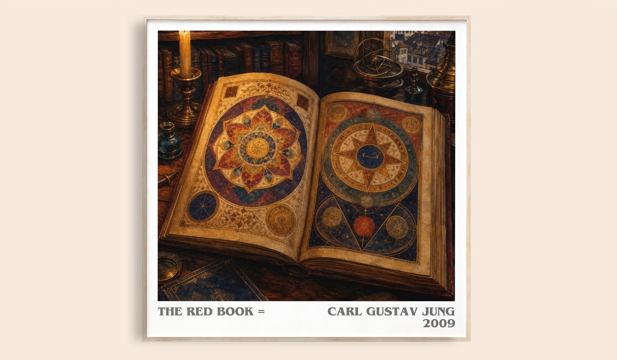 The red book = Literary Art Print by Carl Gustav Jung