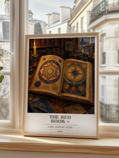 The red book = book cover poster colour and style options – Carl Gustav Jung book art