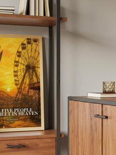 The Five People You Meet in Heaven book watercolour illustration paper finish options – matte satin gloss