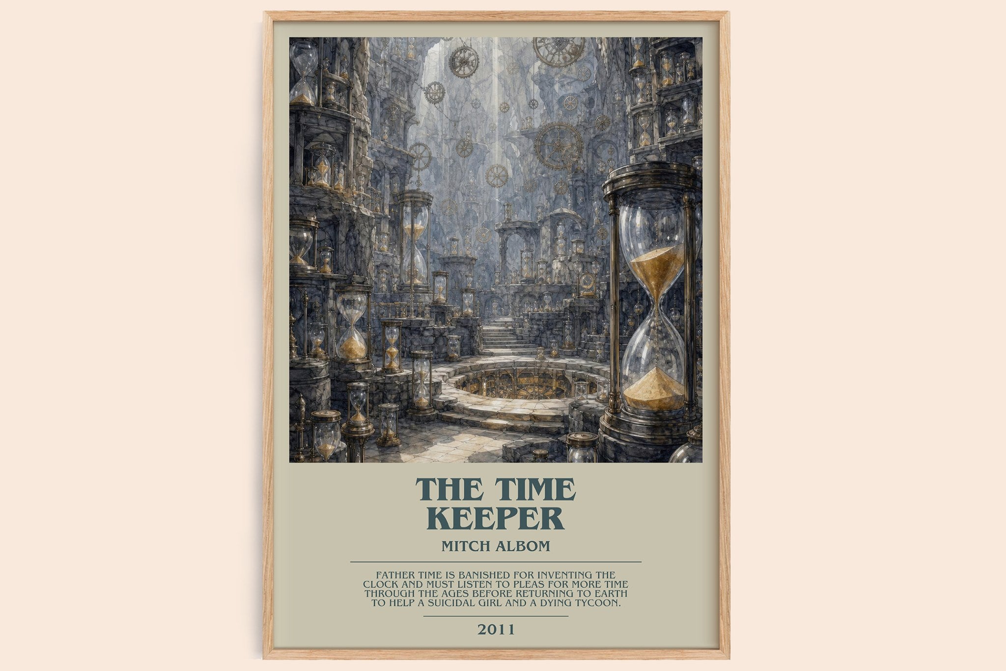 The time keeper Bookish Wall Art by Mitch Albom