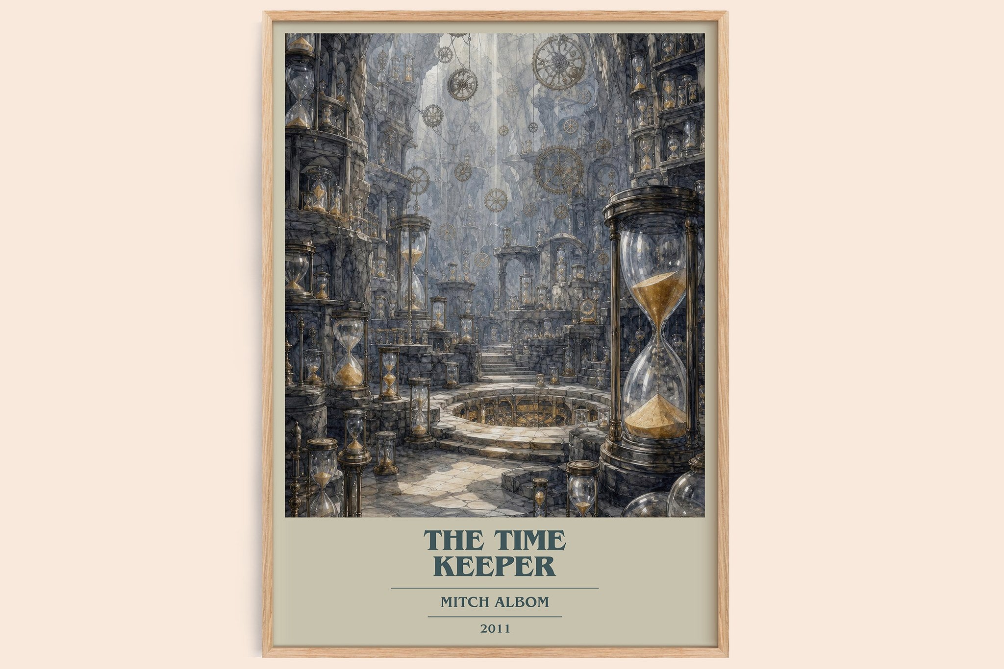 The time keeper Book Cover Poster by Mitch Albom