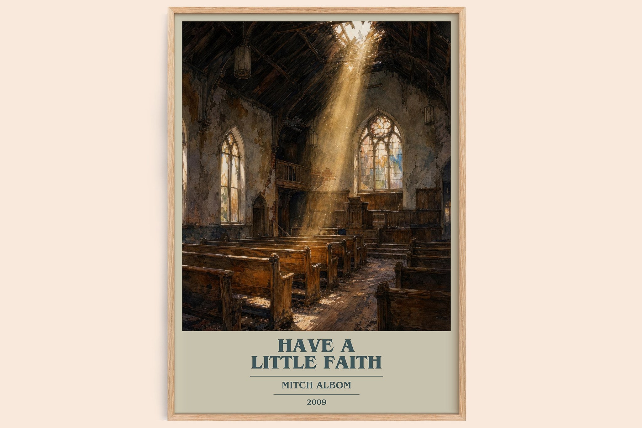 Have a little faith Book Cover Poster by Mitch Albom