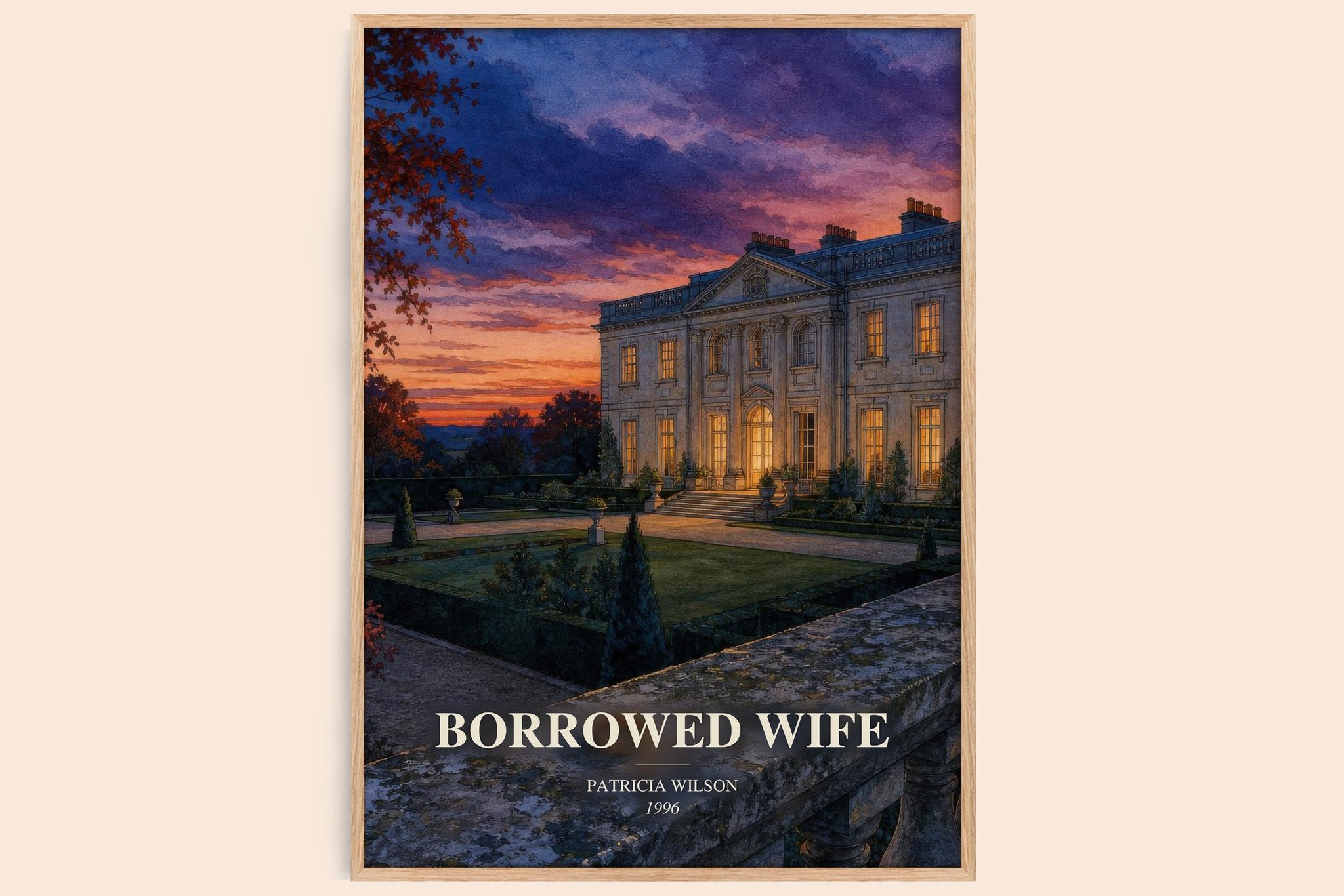 Borrowed Wife Book Watercolour Illustration by Patricia Wilson