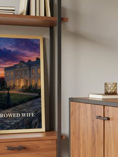 Borrowed Wife book watercolour illustration paper finish options – matte satin gloss