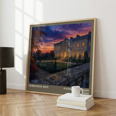 Borrowed Wife literary print framed by window – literary home decor