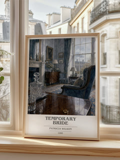 Temporary Bride book cover poster colour and style options – Patricia Wilson book art
