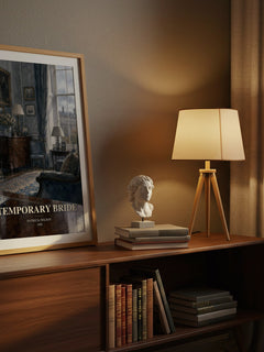 Temporary Bride watercolour print on bookshelf – Patricia Wilson fan gift