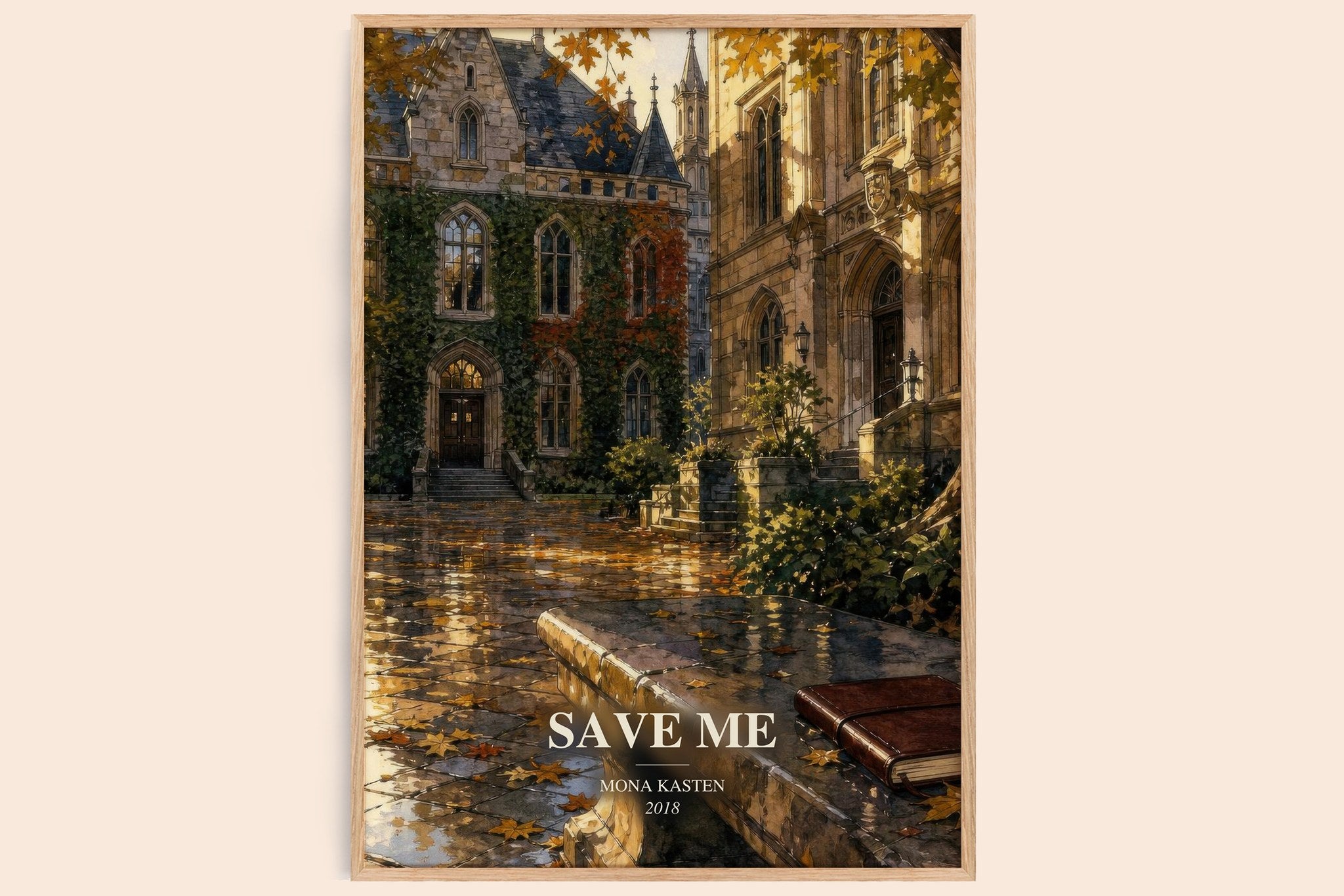 Save Me Book Watercolour Illustration by Mona Kasten