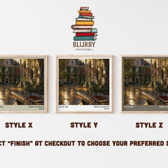 Save Me literary print in frame leaning in hallway – romance wall art