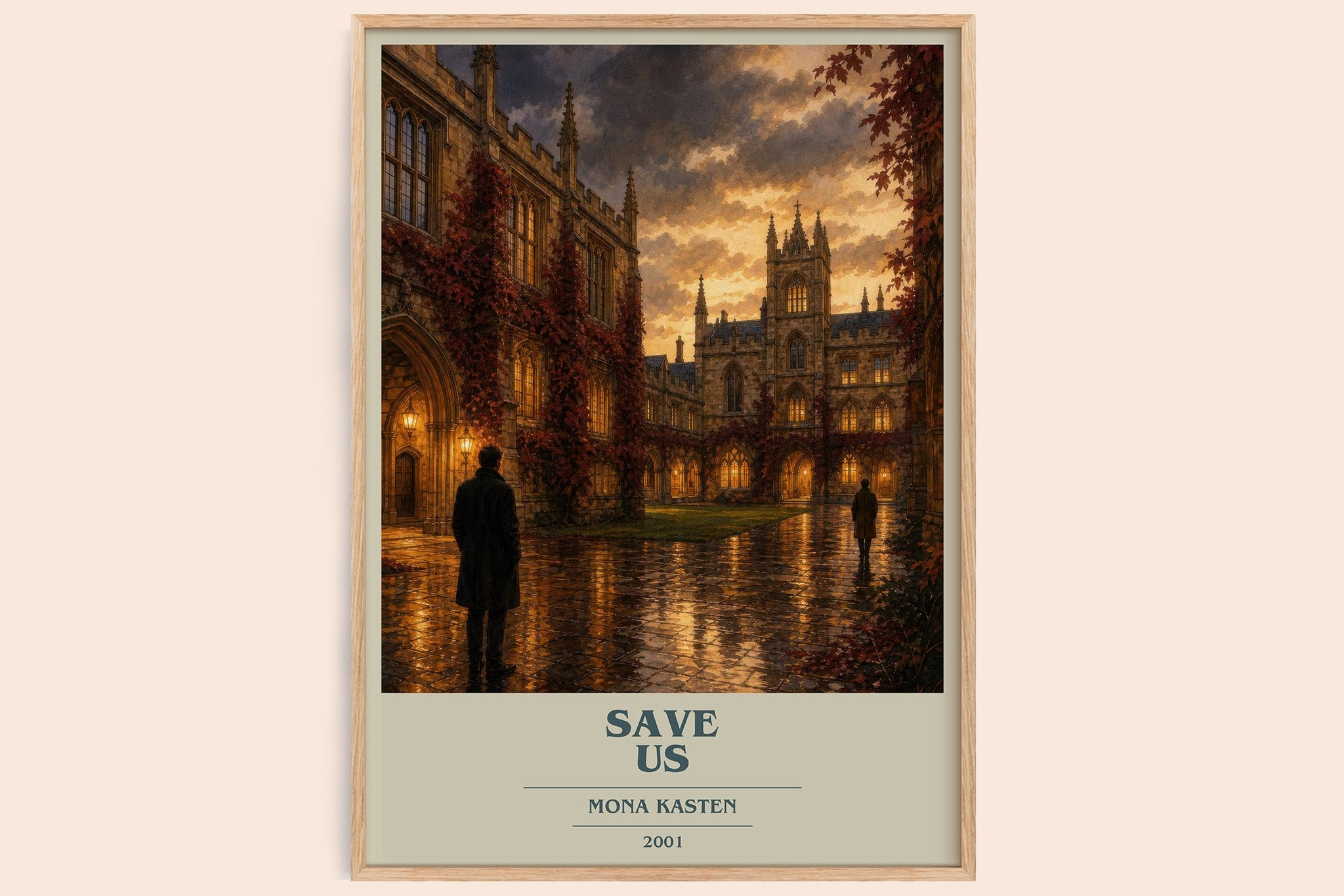 Save Us Book Cover Poster by Mona Kasten