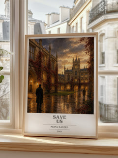 Save Us book cover poster colour and style options – Mona Kasten book art