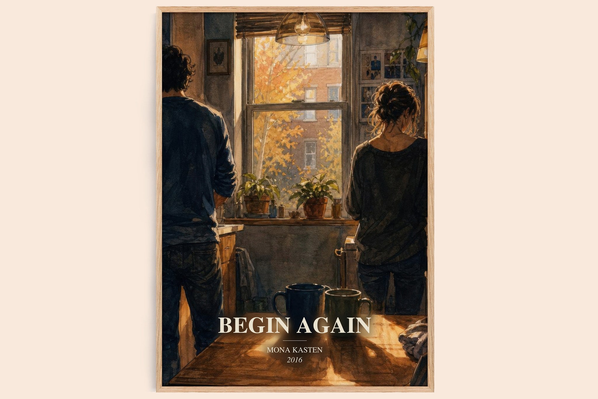 Begin Again Book Watercolour Illustration by Mona Kasten
