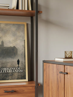 The Origins of Totalitarianism book watercolour illustration paper finish options – matte satin gloss