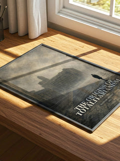 The Origins of Totalitarianism watercolour book poster framed on wall – philosophy wall art