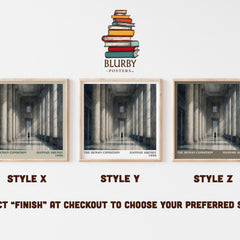 The Human Condition literary print in frame leaning in hallway – philosophy wall art