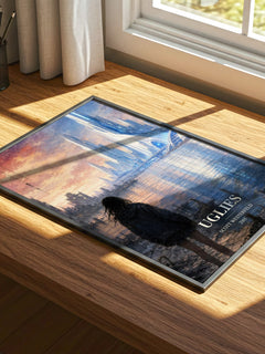 Uglies watercolour book poster framed on wall – dystopian wall art