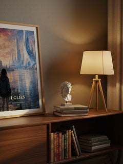 Uglies watercolour print on bookshelf – Scott Westerfeld fan gift