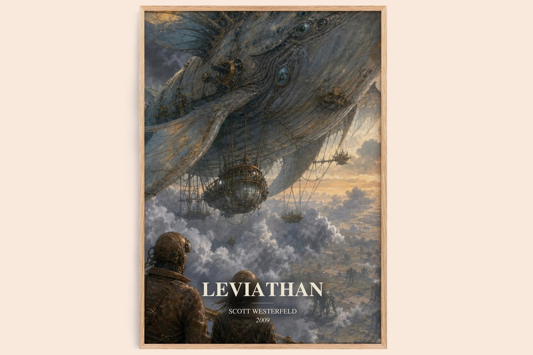 Leviathan Book Watercolour Illustration by Scott Westerfeld